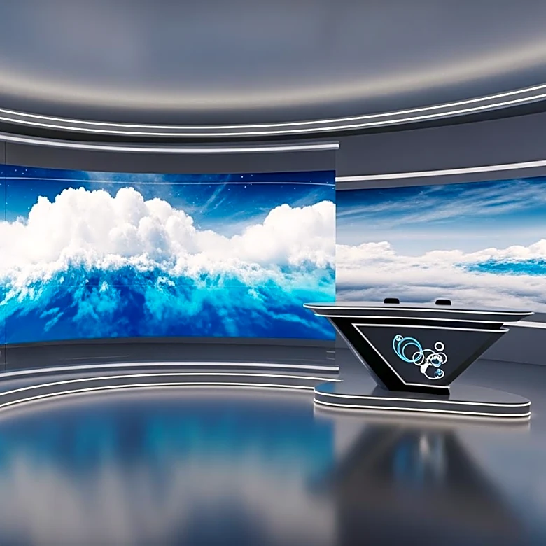 Meteorologist Ashley Nanfria Unveils New AR/VR Weather Set