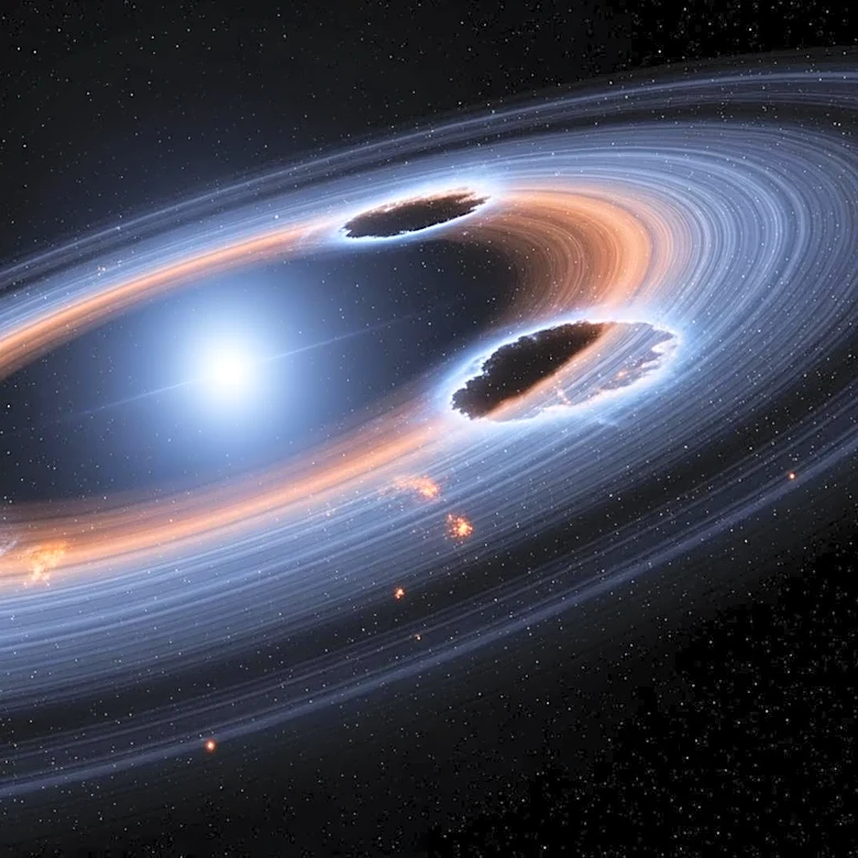 Hubble Telescope Captures Largest Known Planet-Forming Disk, Challenging Current Models