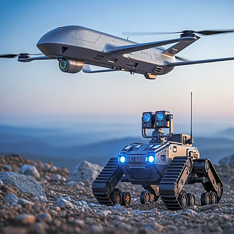 Ukraine Utilizes Ground Robots and Drones for Enhanced Combat Against Russian Forces