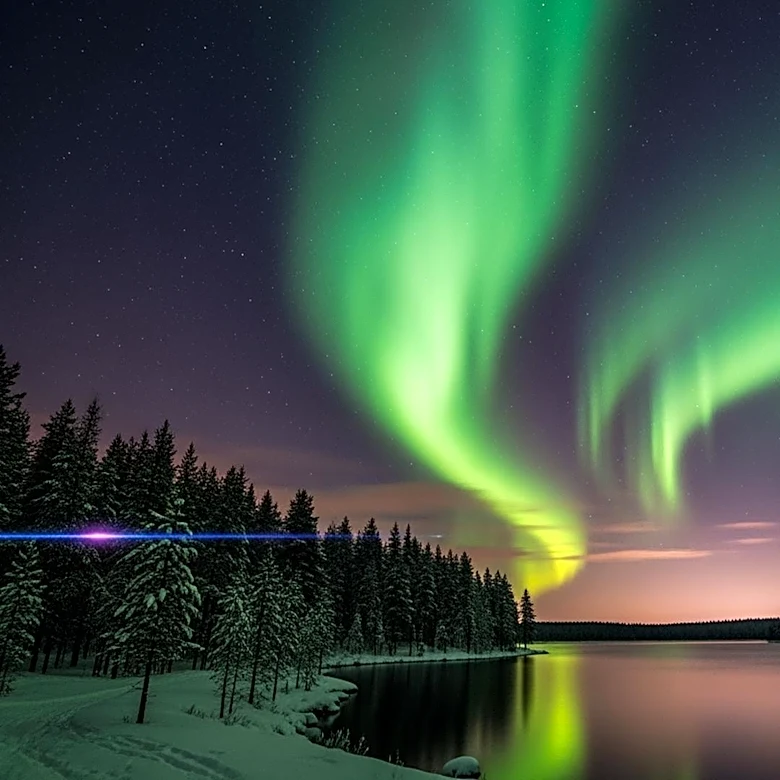 Solar Flare Prompts Northern Lights Display Across Northern U.S.