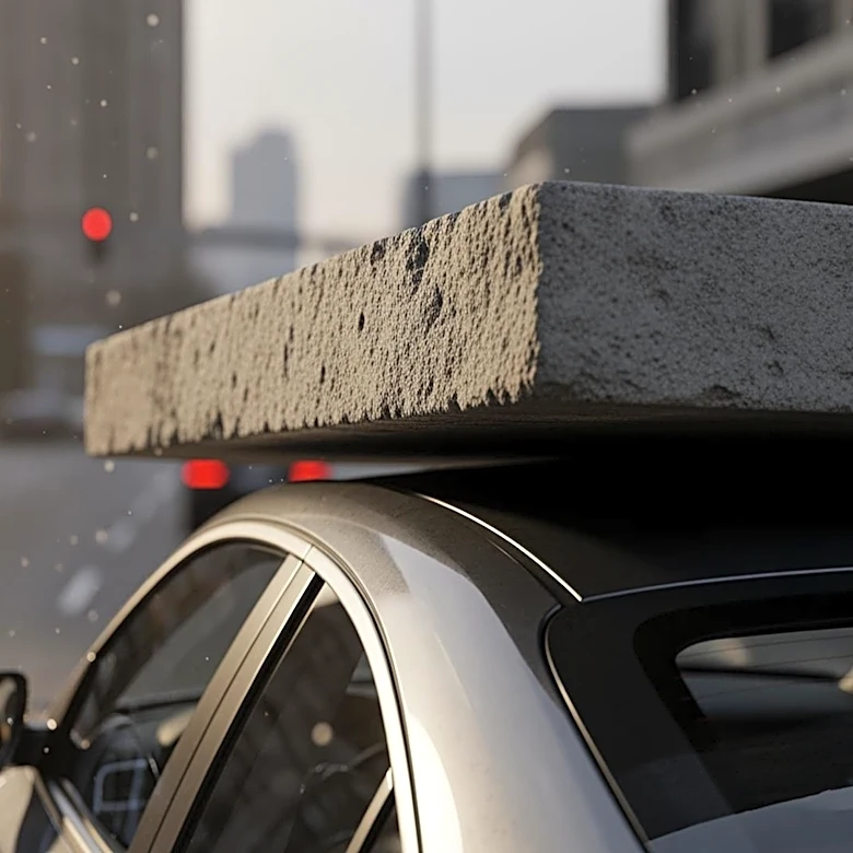 Concrete Chunk Falls on Car in NYC, Causing Significant Damage