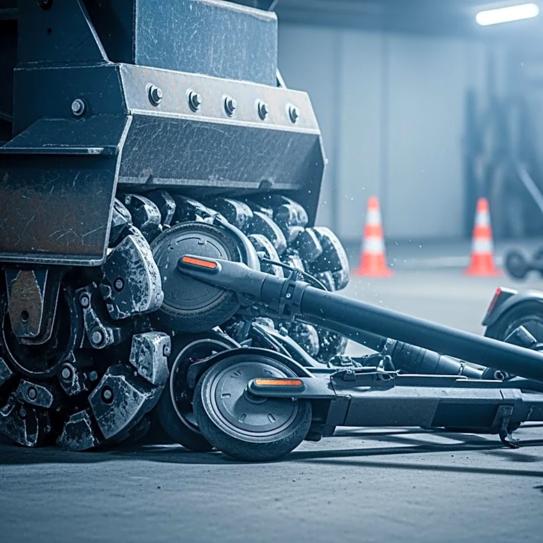 NYPD Crushes Over 200 Illegal Scooters to Enhance Public Safety
