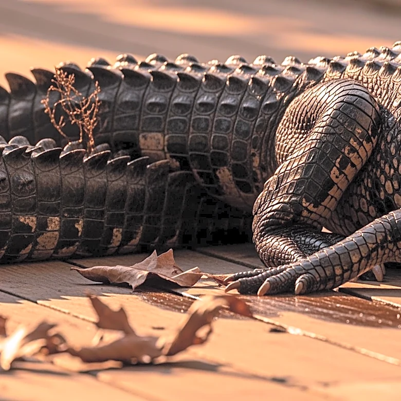 Florida Mother Films Alligator Brawl on Front Porch During Mating Season