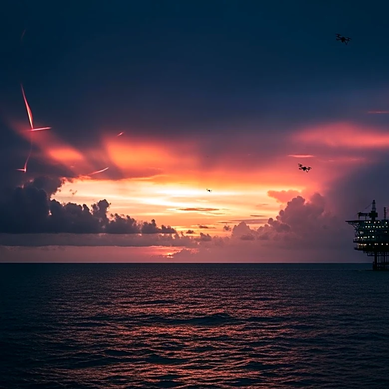 Ukraine Targets Black Sea Oil Terminals Amid Russian Drone Barrage