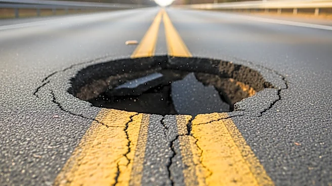 Large Sinkhole on Long Island Expressway Causes Traffic Disruptions