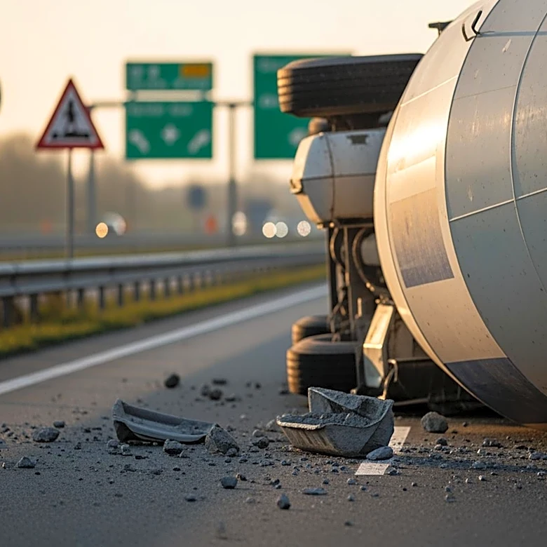 Cement Truck Accident on I-595 in Fort Lauderdale Injures Seven, Including Child