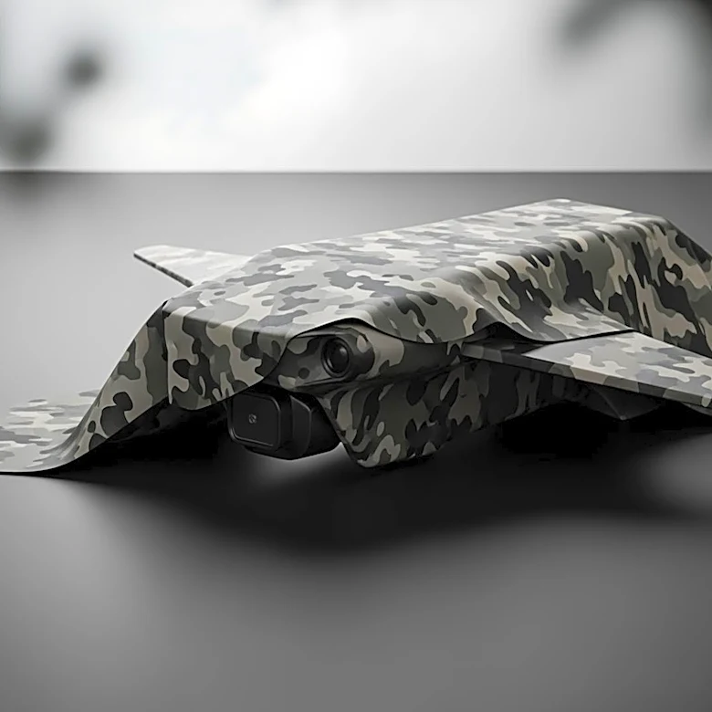 Saab Unveils Barracuda Camouflage Poncho to Counter UAV Surveillance