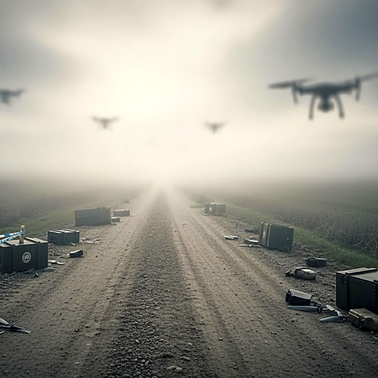 UN Humanitarian Convoy in Kherson Struck by Drones Amidst Ongoing Conflict