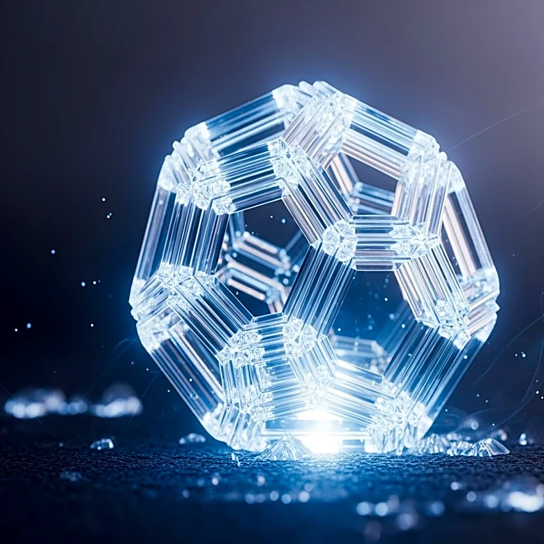 Scientists Discover Unprecedented Clathrate Crystal in Nuclear Blast Remnants