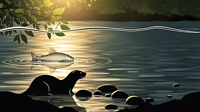 Otter Captivates Visitors with Fish Dinner at Fenney Nature Trail