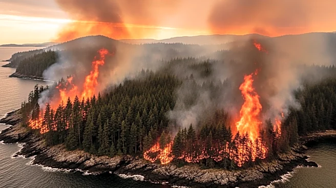Massive Wildfire Engulfs Santa Rosa Island, Threatening Structures and Wildlife