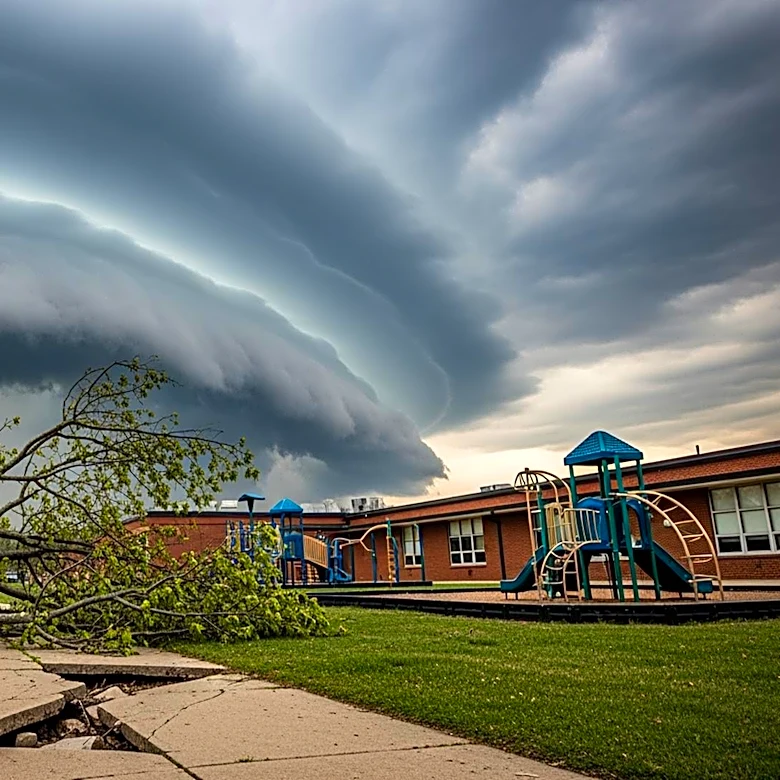 Severe Weather in Metro Detroit Causes School Closures and Property Damage