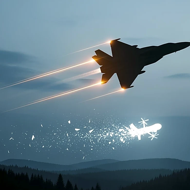 NATO Fighter Jet Downs Ukrainian Drone Over Estonia Amid Rising Tensions