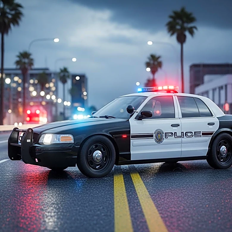 Hollywood Police Cruiser Involved in Violent Crash on North Ocean Drive