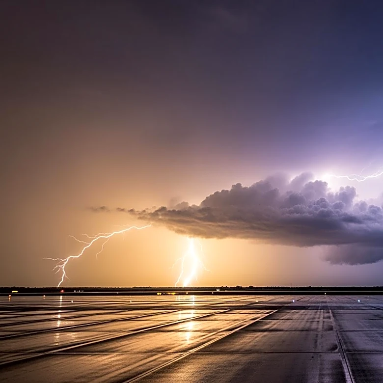 Texas Storms Cause Flight Cancellations Amid North-East Heatwave's End