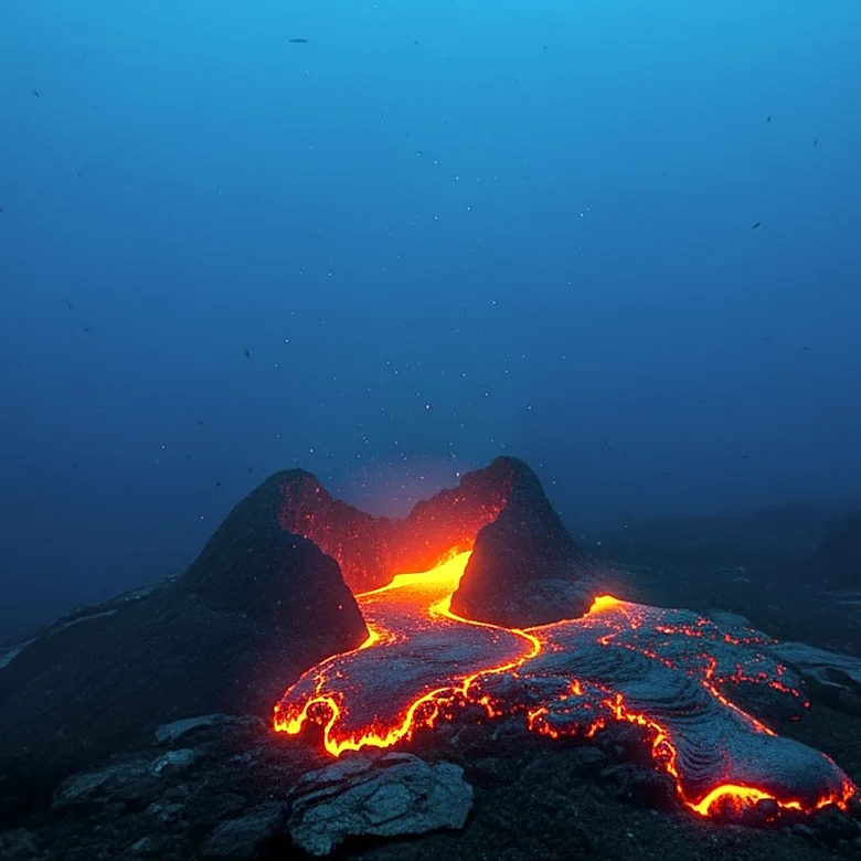 NASA Observes New Underwater Volcanic Eruption in Bismarck Sea