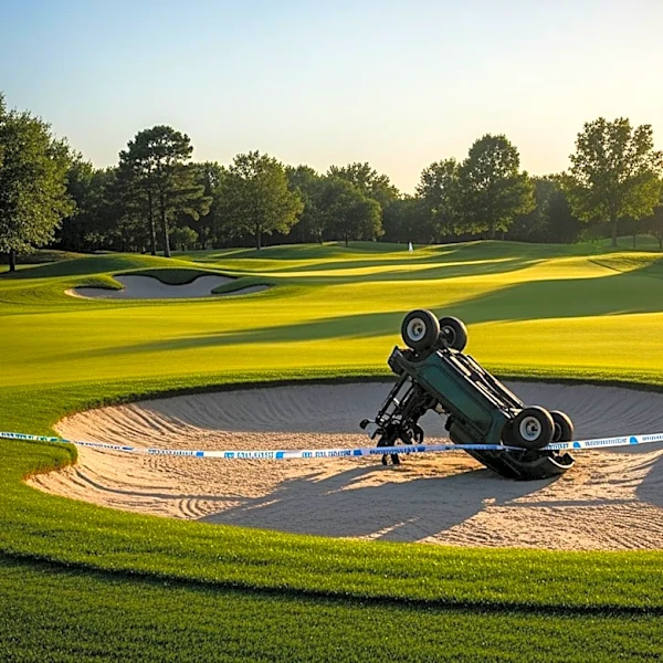 Driver Arrested for DUI After Crashing on Florida Golf Course