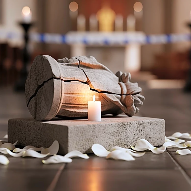 Long Island Woman Charged for Vandalizing Jesus Statue at Catholic Church