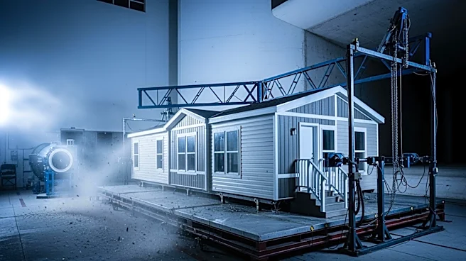 Manufactured Homes Tested Against 150 MPH Winds to Assess Standards