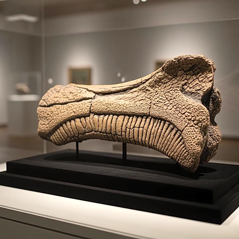 New York Art Gallery Exhibits Dinosaur Fossils for Public Viewing