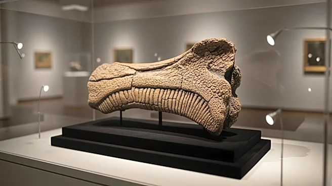 New York Art Gallery Exhibits Dinosaur Fossils for Public Viewing
