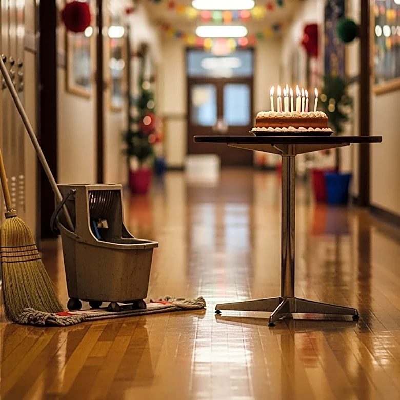 Tantasqua Regional High School Celebrates 90-Year-Old Janitor with Surprise Birthday Party