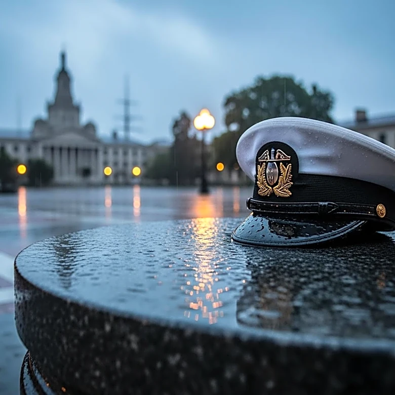 US Naval Academy Commissions Nearly 1100 New Officers Amidst Rainy Celebration