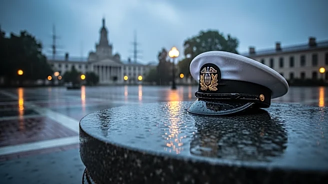 US Naval Academy Commissions Nearly 1100 New Officers Amidst Rainy Celebration