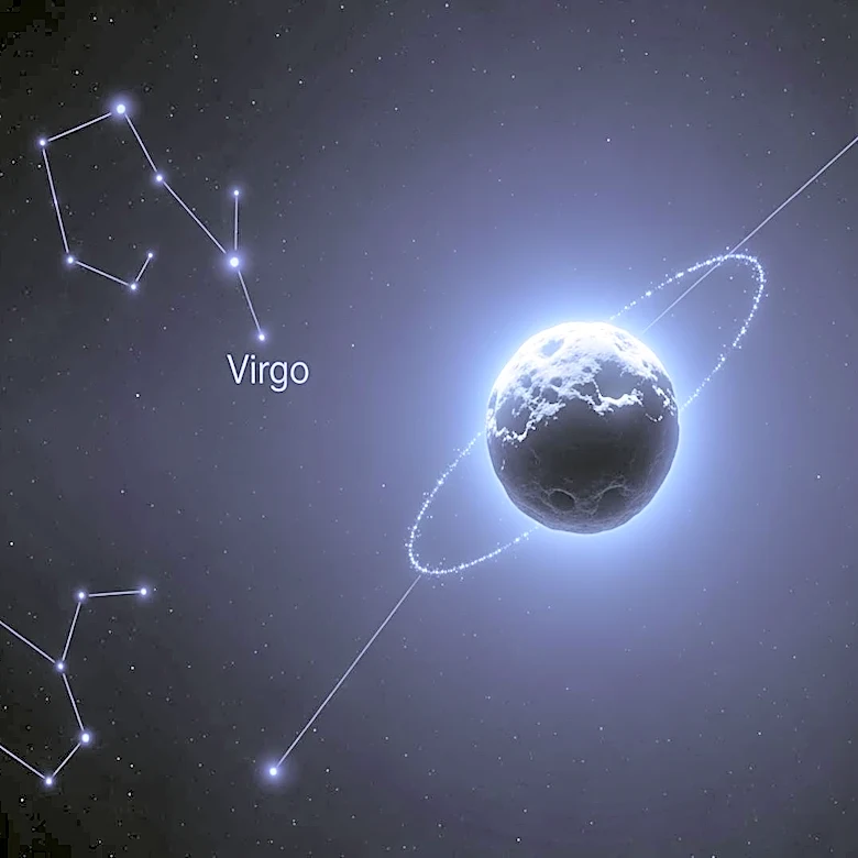Astronomy Magazine Highlights Egeria's Movement in Virgo