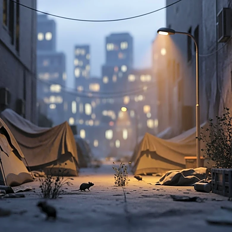 LAPD Video Highlights Rat-Infested Homeless Encampment in Los Angeles Neighborhood
