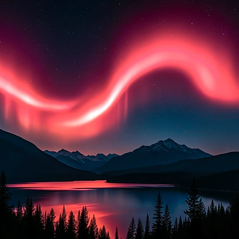 Red Aurora Over Japan Signals Potentially Powerful Solar Storms