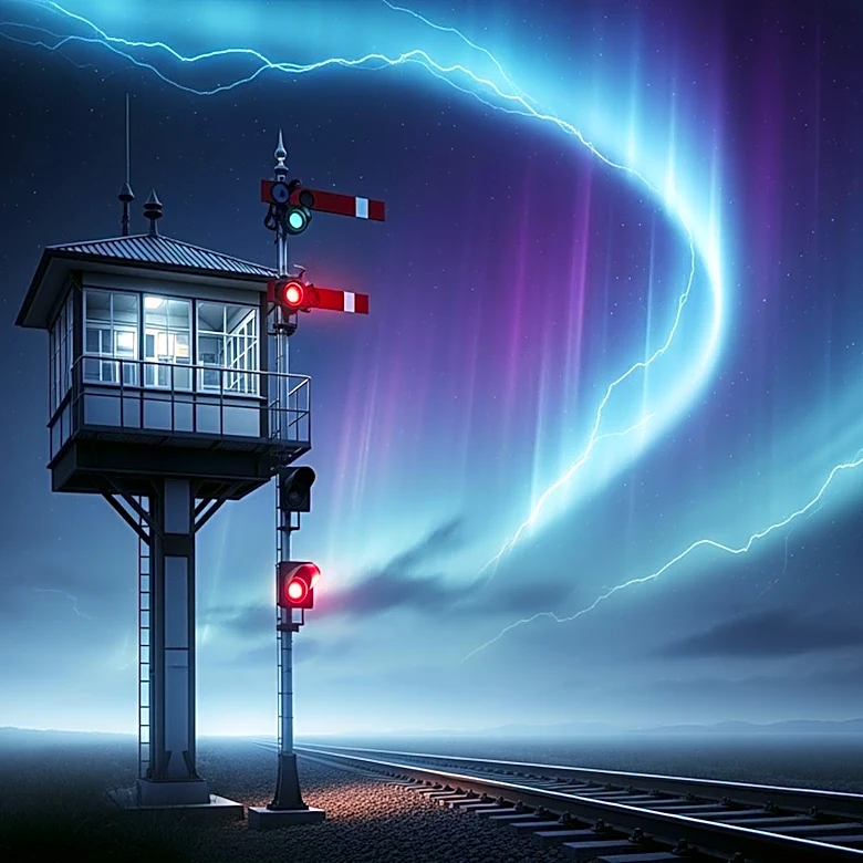 Space Storms Pose Threat to Train Safety by Disrupting Signals
