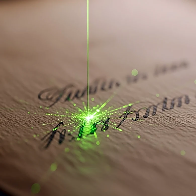 Researchers Use Green Laser Pulses for Ink Removal from Aged Paper