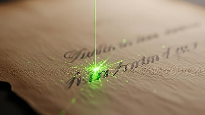 Researchers Use Green Laser Pulses for Ink Removal from Aged Paper