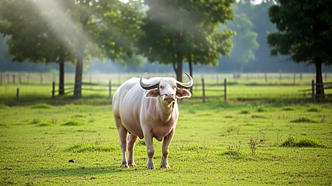 Albino Buffalo in Bangladesh Spared from Sacrifice After Government Intervention