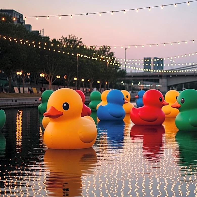Annual Dumbo Drop in Brooklyn Supports Local Schools