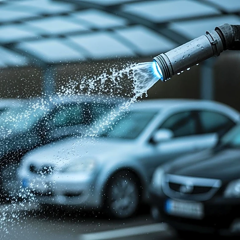 Fire Suppression System Malfunction at Long Island Gas Station Covers Cars in Compound