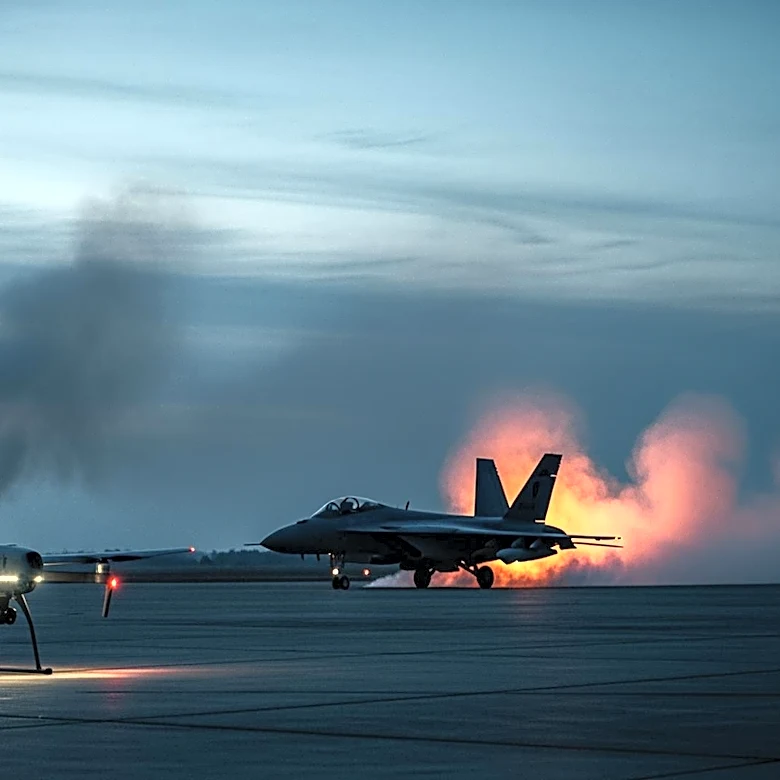 Ukrainian Drones Destroy Russian Tu-142 Aircraft Near Taganrog, Escalating Tensions