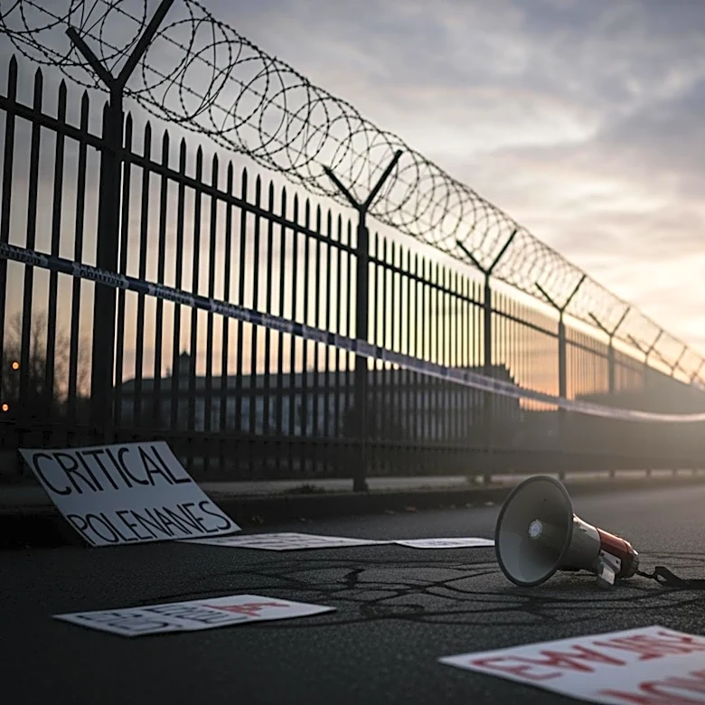 Police and Protesters Clash Over Alleged Poor Conditions at Newark ICE Facility