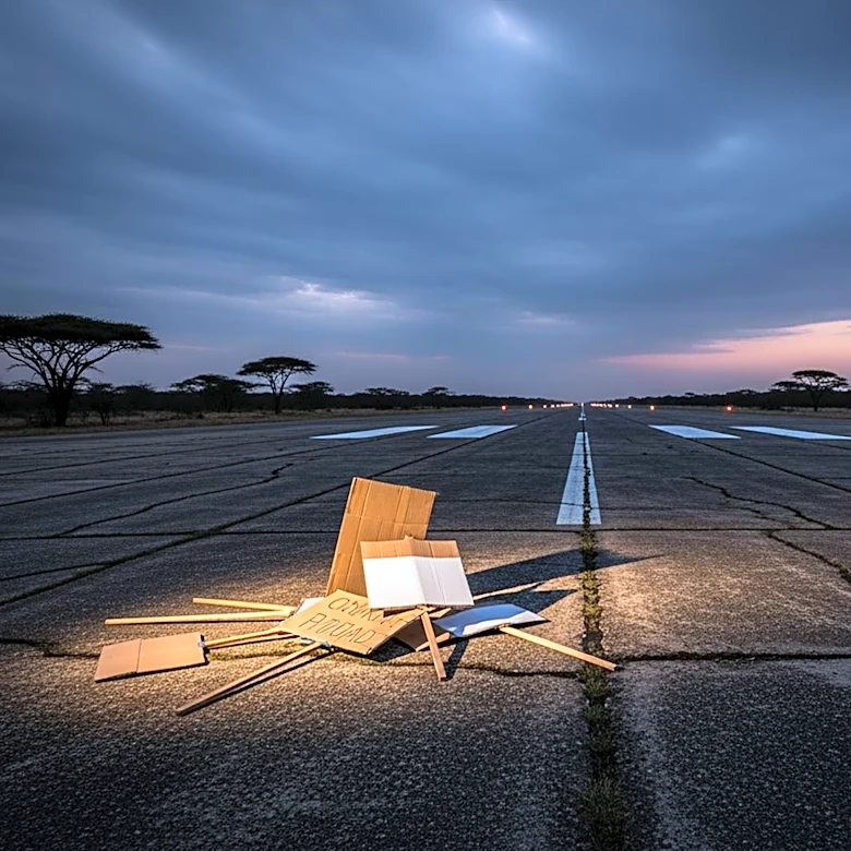 Kenyan Youths Protest Against U.S. Ebola Quarantine Center at Laikipia Air Base