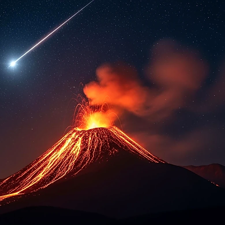 Meteor and Volcanic Eruption Video Sparks Alien Speculation, Scientists Offer Explanation