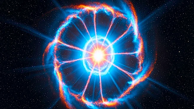 Shockwaves from Dying Stars May Sculpt 'Cosmic Wagon Wheel' Stellar Nurseries
