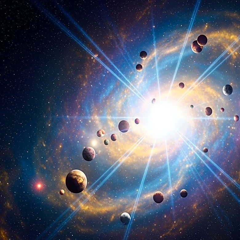 Astronomers Propose Active Galactic Nuclei as Potential Planet Factories