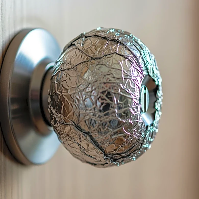 Social Media Myth Debunked: Foil-Wrapped Doorknobs Offer No Security Against Burglars