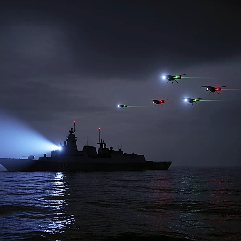 Ukrainian Drones Strike Russian Warship at Kronstadt Naval Base, Escalating Tensions