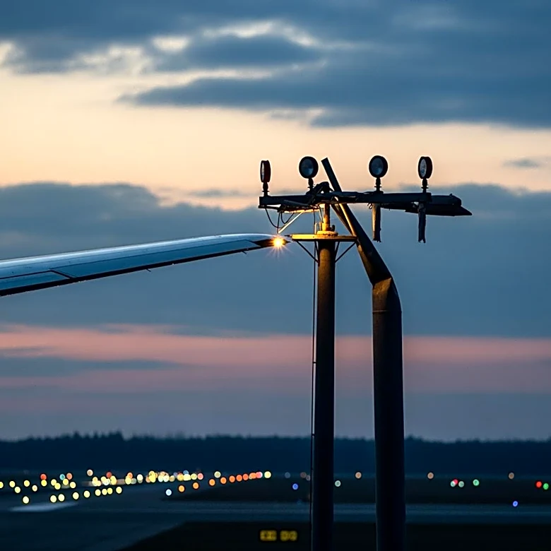 United Airlines Jet Lands Dangerously Low at Newark, Strikes Light Pole