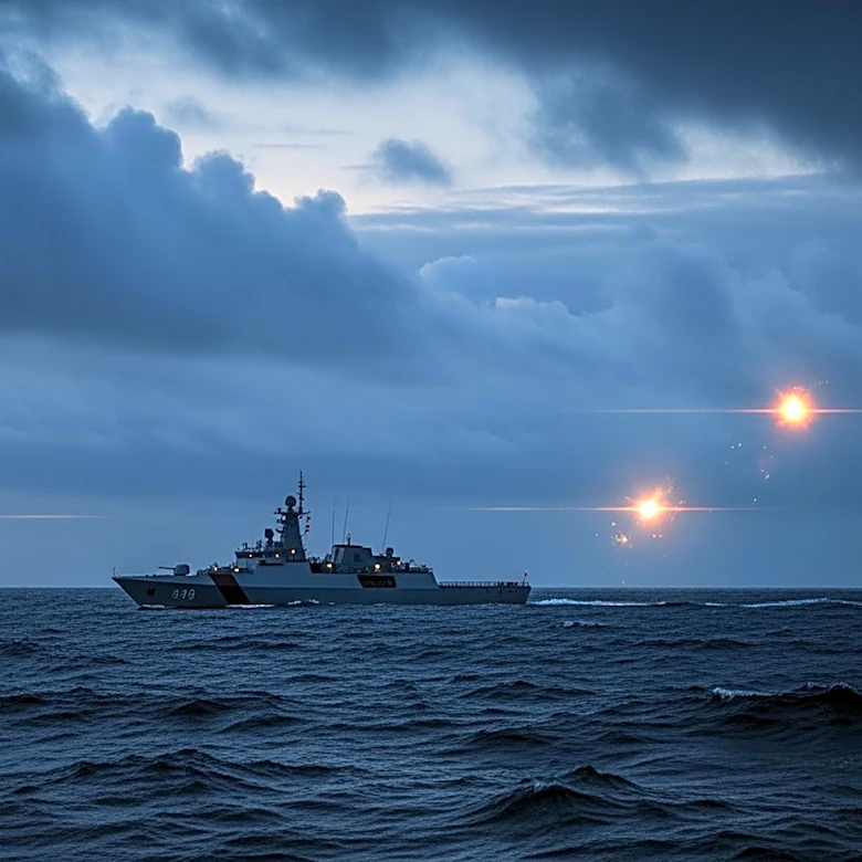 Ukraine Strikes Russian Patrol Ship and Military Targets in Crimea