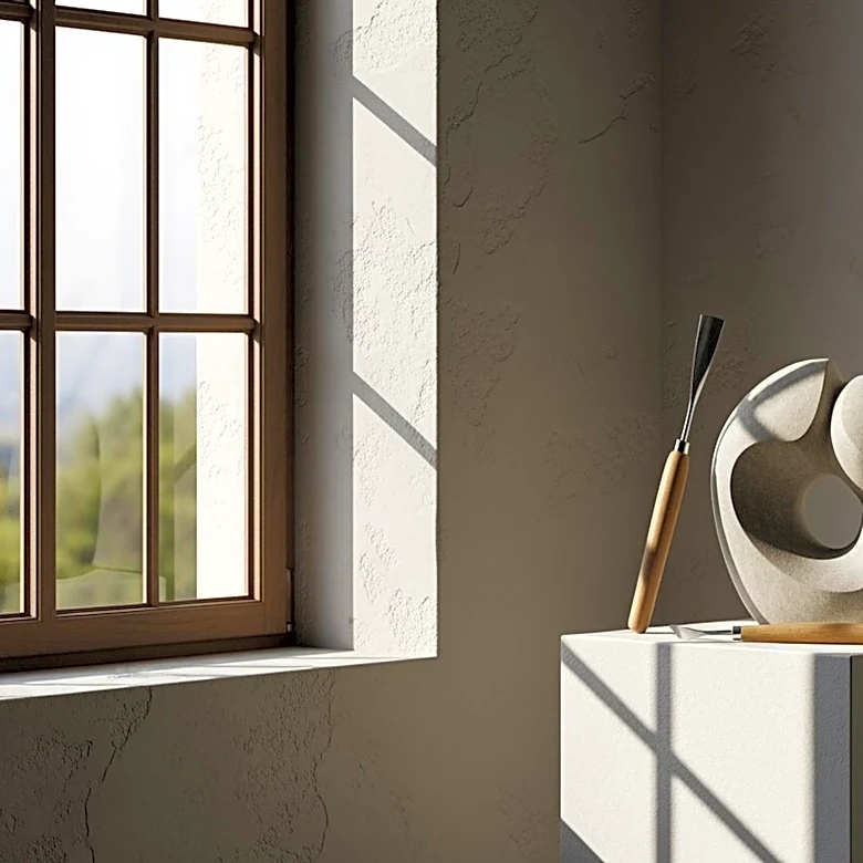 Photographs of Barbara Hepworth and Ben Nicholson's Studio Displayed in London