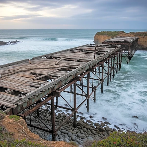 Pacifica Pier Closure Highlights Coastal Infrastructure Vulnerability Amid Rising Seas