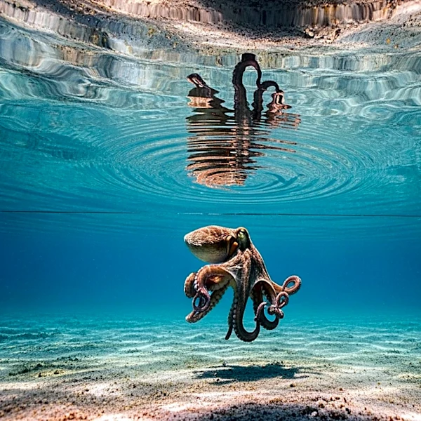Dartmouth Researchers Discover Octopuses Use Mirrors for Spatial Cognition